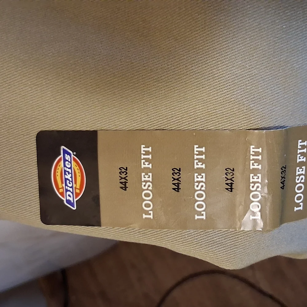 Dickies Khaki Straight Leg Work Pants 44× 32 New Tags 0154 - Picture 5 of 6